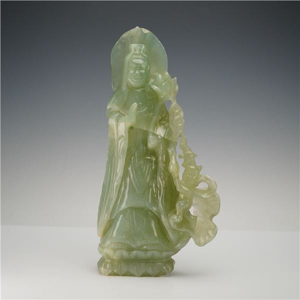 Chinese Buddhist Jadeite Carved Sculpture
