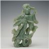 Image 1 : Chinese Carved Maiden Celestial Jade Figurine