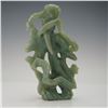 Image 2 : Chinese Carved Maiden Celestial Jade Figurine