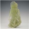 Image 2 : Chinese Jadeite Bodhisattva Carved Sculpture