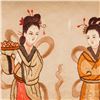 Image 6 : Chinese Silk Embroidery on Silk, Immortal Maidens Scene