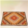 Image 2 : Large Navajo Handwoven Wool Rug with Cross Designs