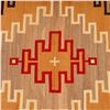 Image 3 : Large Navajo Handwoven Wool Rug with Cross Designs