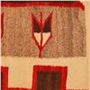 Image 5 : Mid-Century Navajo Handwoven Wool Rug w/ Arrows & Geometric Designs