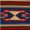 Image 2 : Small Handwoven Chimayo Wool Textile with Geometric Design