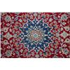 Image 2 : Turkish Wool Rug w/ Central Medallion & Floral Field in the Persian Style