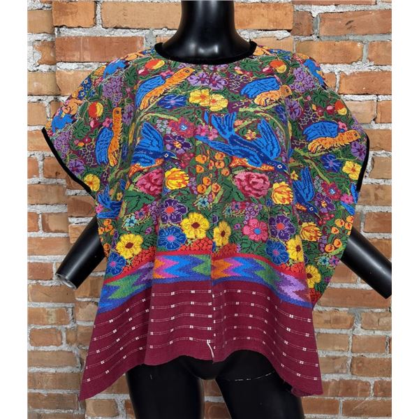 Guatemalan Huipile Poncho