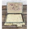 Image 1 : Antique Chinese Bone Mahjong Tile Set
