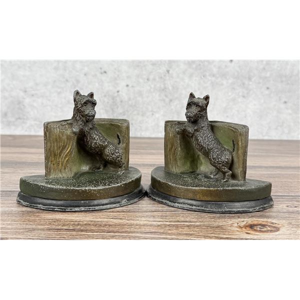 Bradley & Hubbard Scottie Dog Bookends