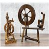 Image 4 : Miniature Windsor Bench and Spinning Wheels