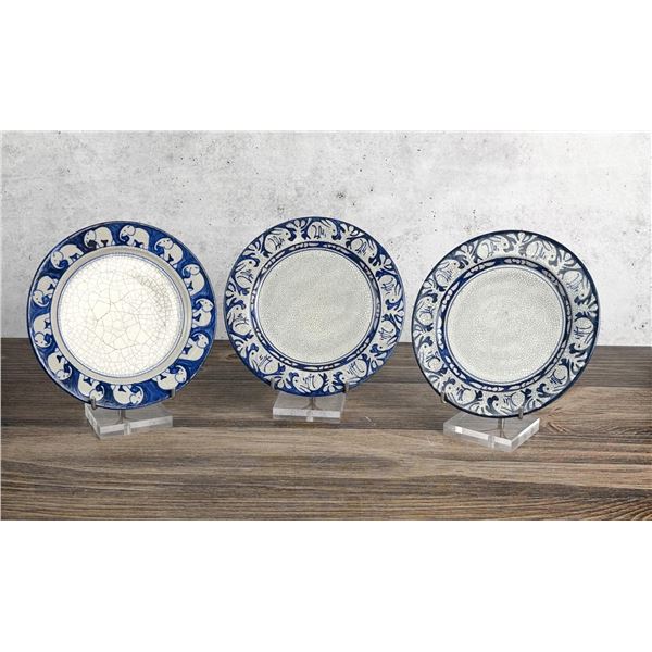 Dedham Pottery Rabbit and Elephant Plates