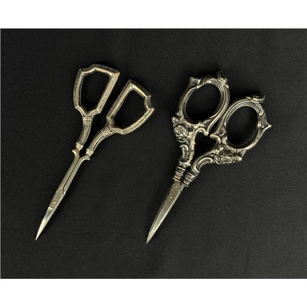 Sterling Silver Handled Sewing Scissors