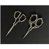 Image 3 : Sterling Silver Handled Sewing Scissors