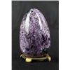 Image 1 : Carved Charoite Egg