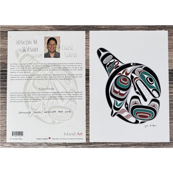 Joseph Wilson Coastal Salish Silk Screen Print
