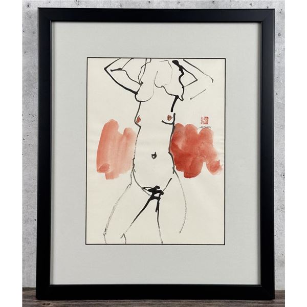 Japanese Minimalist Nude Painting