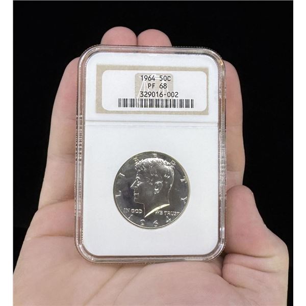 1964 Kennedy Silver Half Dollar PF68 NGC
