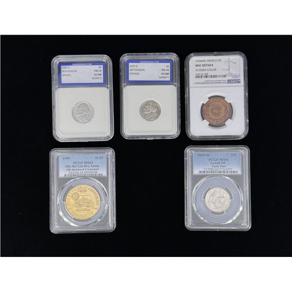 Group Of Graded Coins