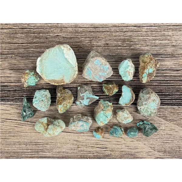 2300 Carats of Jewelry Grade Turquoise Rough
