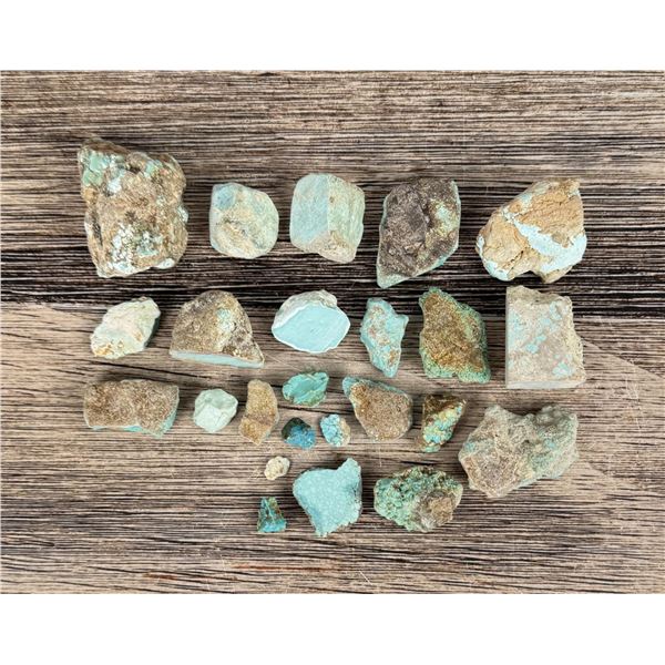 2350 Carats of Jewelry Grade Turquoise Rough