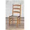 Image 1 : Miniature Shaker Ladder Back Strap Seat Chair