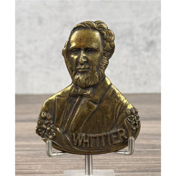 John Whittier Quaker Poet Figural Paper Clip