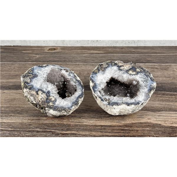 Smokey Quartz Crystal Geode