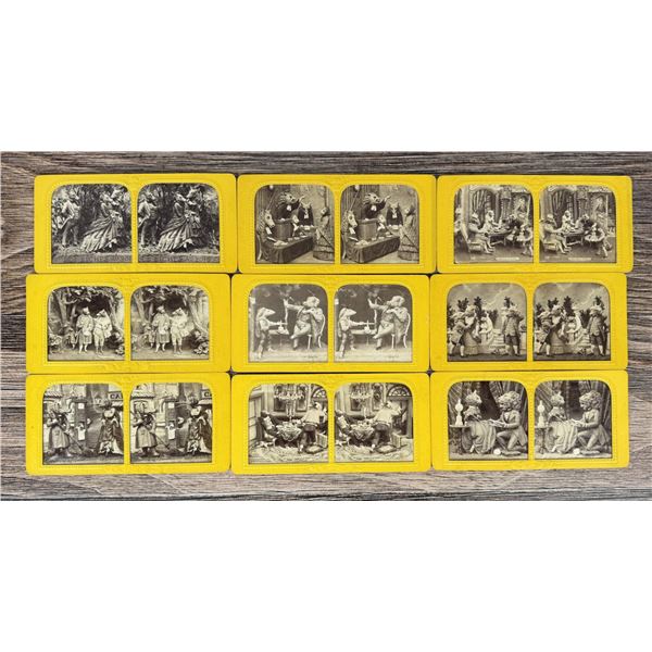 French Anthropomorphic Tissue Stereoviews