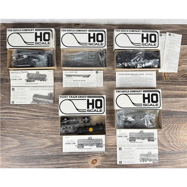 Gould Company HO Scale Model Train Car Kits