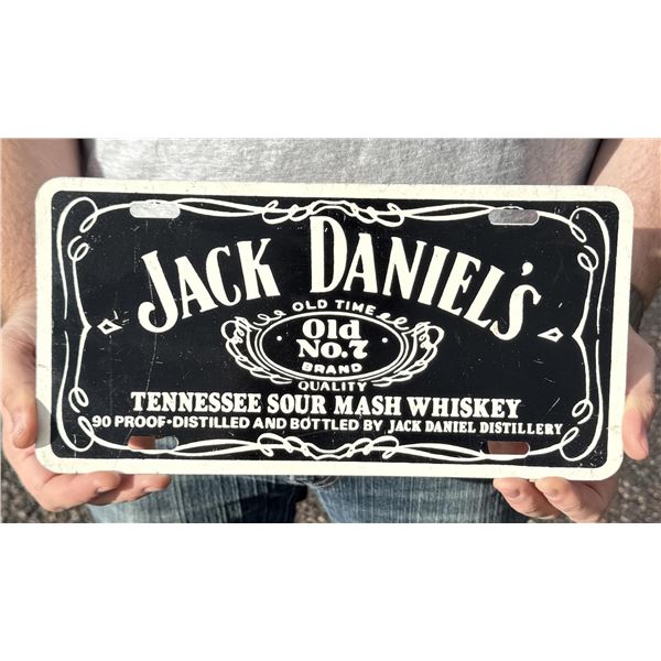 Jack Daniels Whiskey License Plate