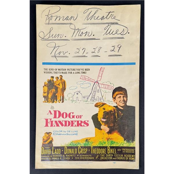 A Dog Of Flanders Movie Poster