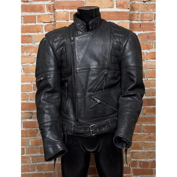 Vintage Harley Davidson Leather Motorcycle Jacket