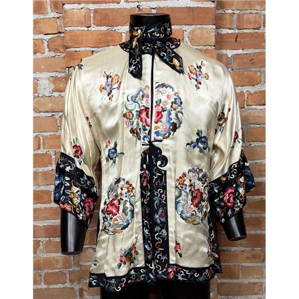 Antique Chinese Silk Kesi Robe