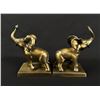Image 3 : Brass Clad Elephant Bookends
