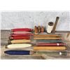 Image 1 : Group Of Textile Mill Wooden Loom Spindles