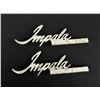 Image 1 : Pair Of Chevy Impala Custom Fender Emblems