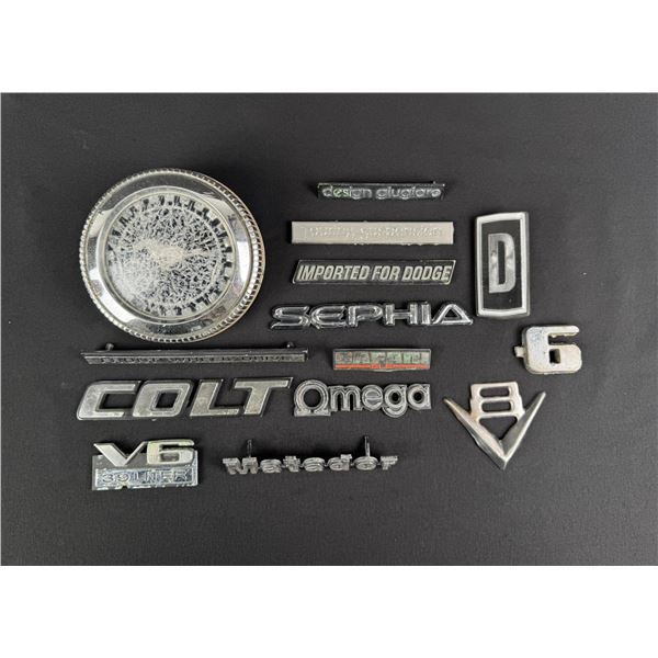 Collection Of Automobile Fender Emblems