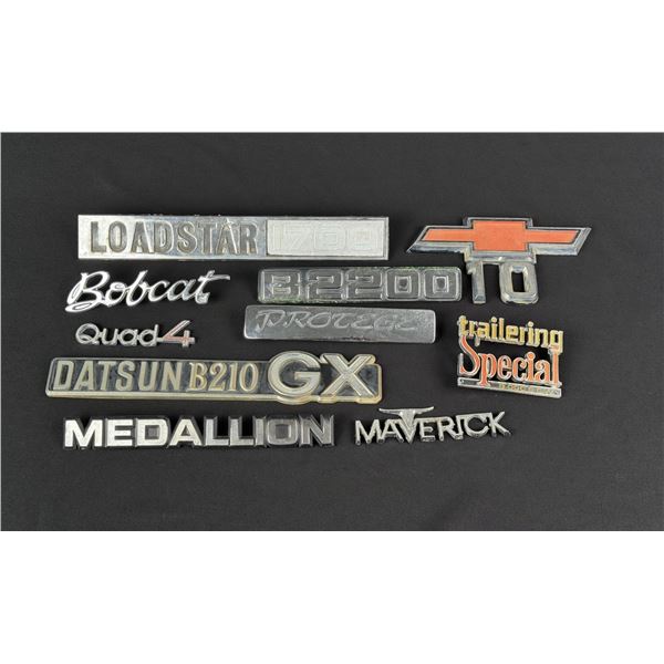 Collection Of Automobile Fender Emblems