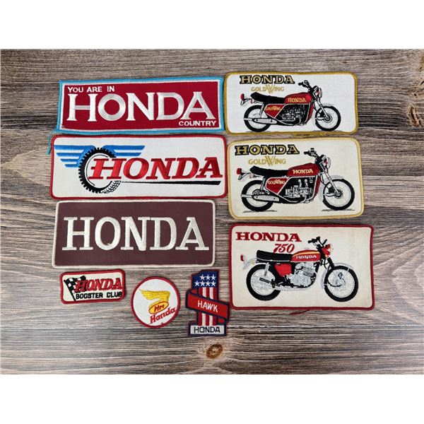Vintage Honda Motorcycle Jacket Patches