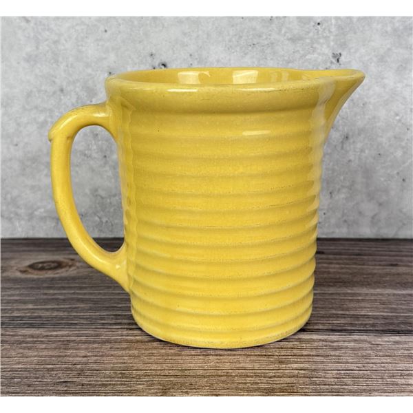 Weller Pottery Ribbed Stoneware Pitcher