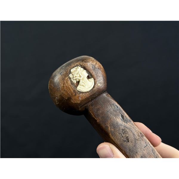 1890s Indiana Photographer Folk Art Walking Stick