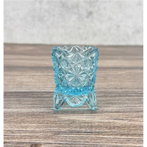 Fenton Glass Daisy & Button Toothpick Holder