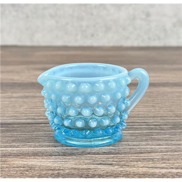 Fenton Glass Hobnail Creamer