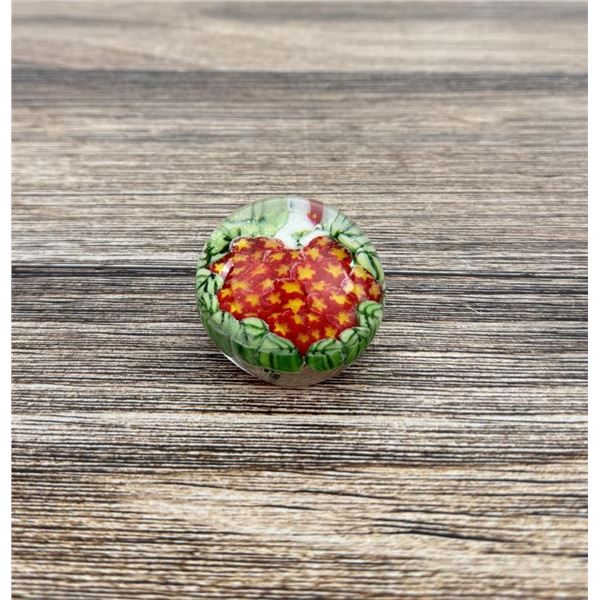 Millefiori Art Glass Paperweight