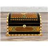 Image 1 : Wood Inlaid Jewelry Box Treasure Chest