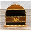 Image 2 : Wood Inlaid Jewelry Box Treasure Chest