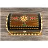 Image 5 : Wood Inlaid Jewelry Box Treasure Chest
