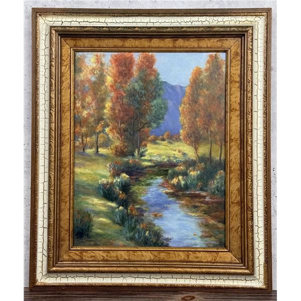 Gwen Woollett Oil Painting After Benjamin Brown