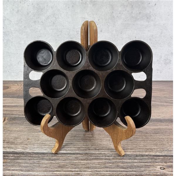 Griswold Cast Iron No 10 Muffin Pan 948