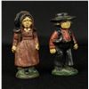 Image 1 : Cast Iron Amish Couple Paperweights